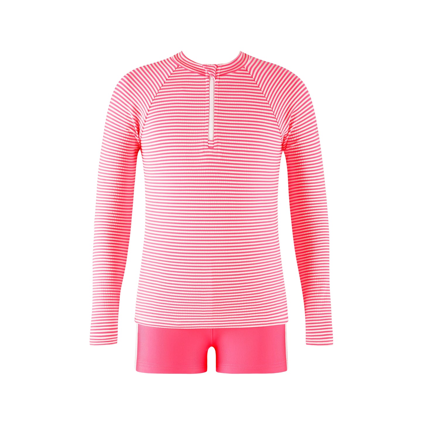 Candy Stripe Girls Rashguard Set - Gourami