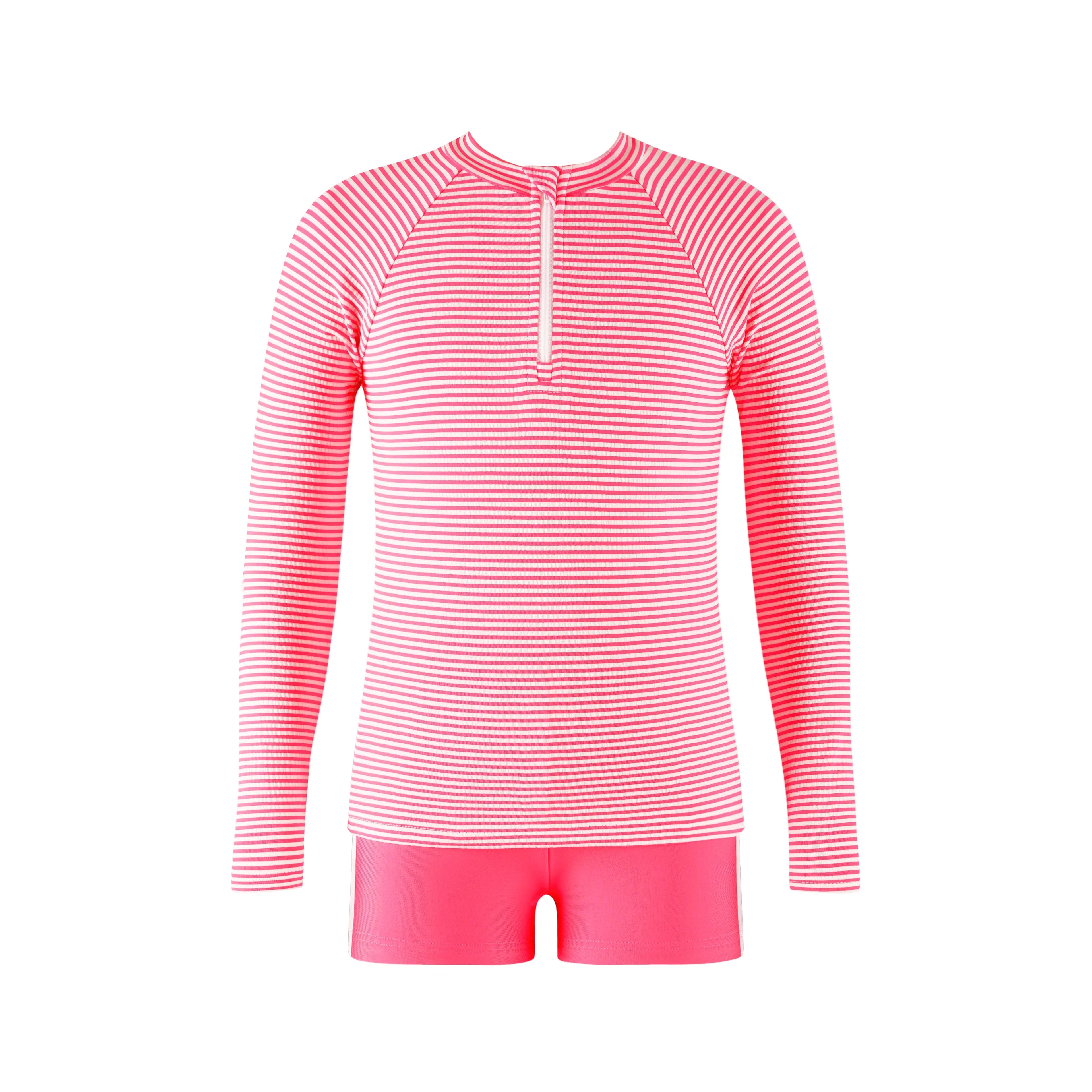 Candy Stripe Girls Rashguard Set - Gourami