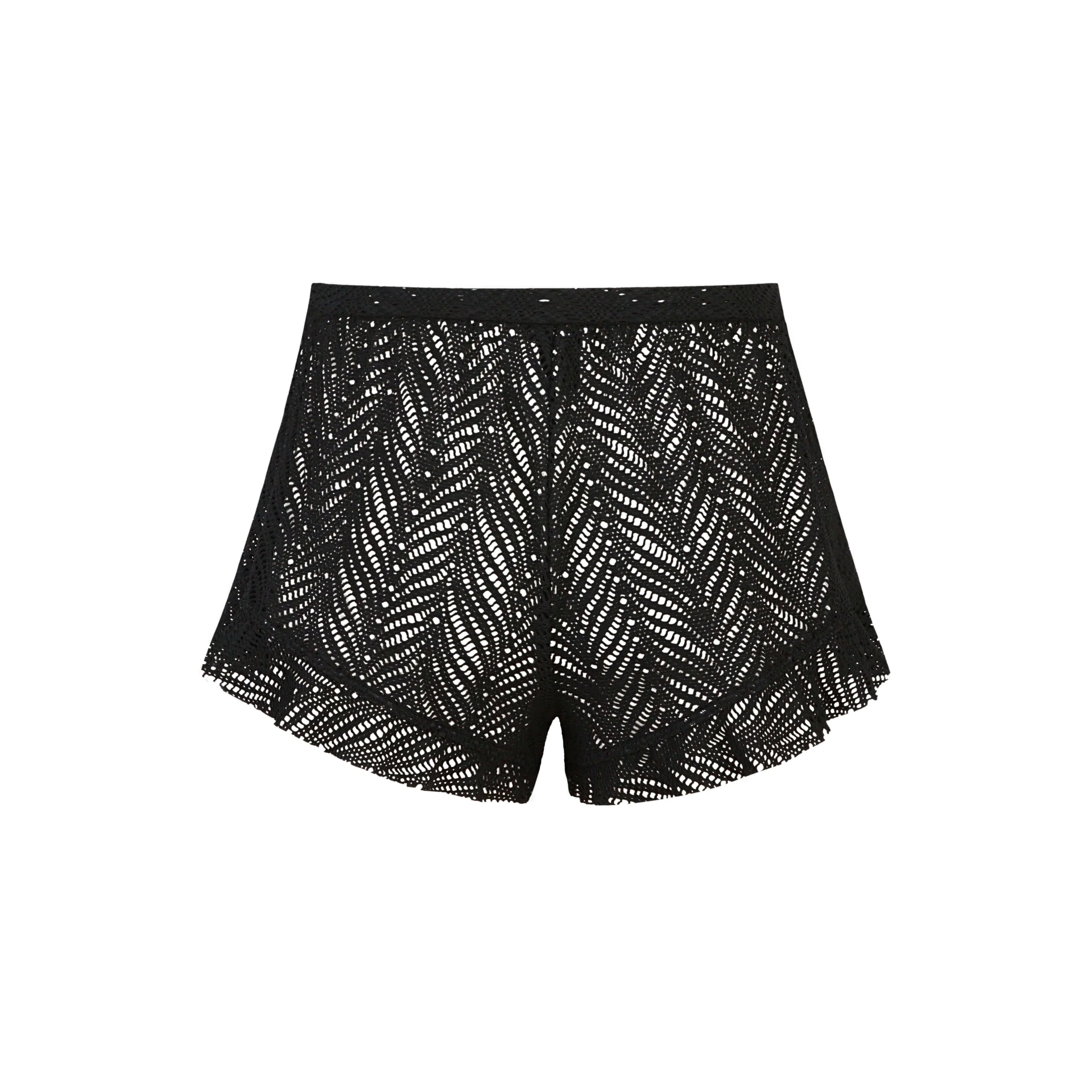 Crochet Love Coverup Shorts - Gourami