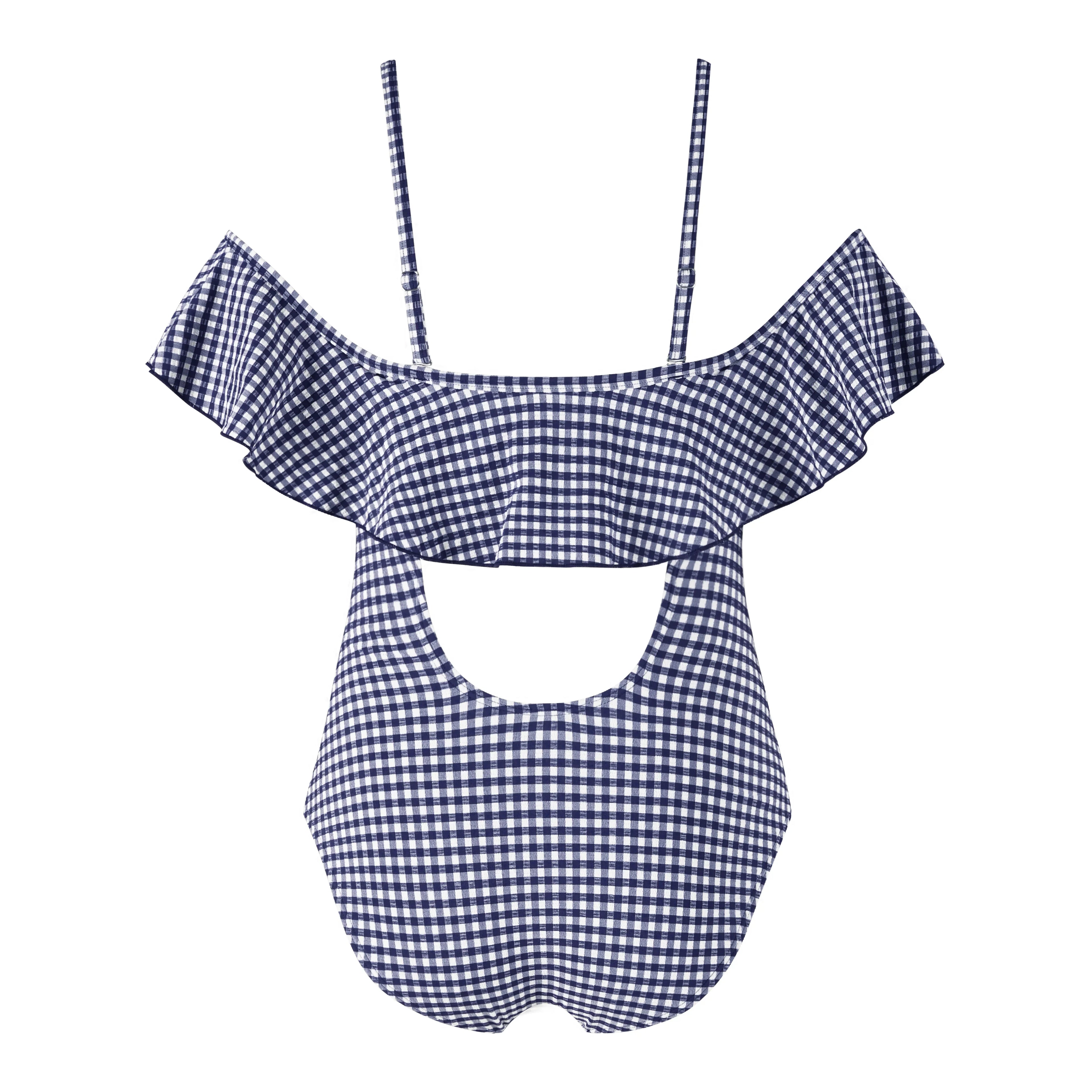 Gingham Ladies Swimsuit - Gourami