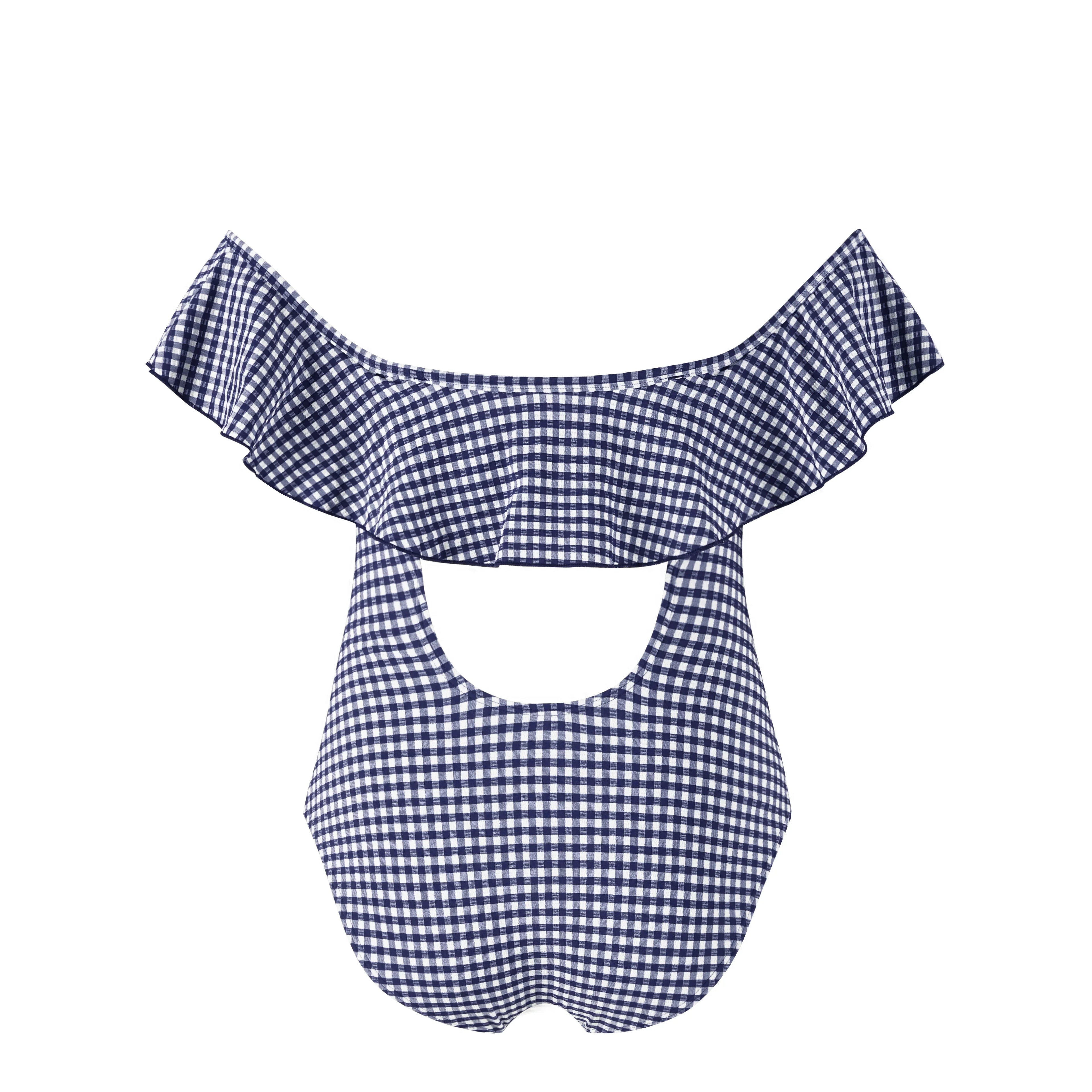 Gingham Ladies Swimsuit - Gourami