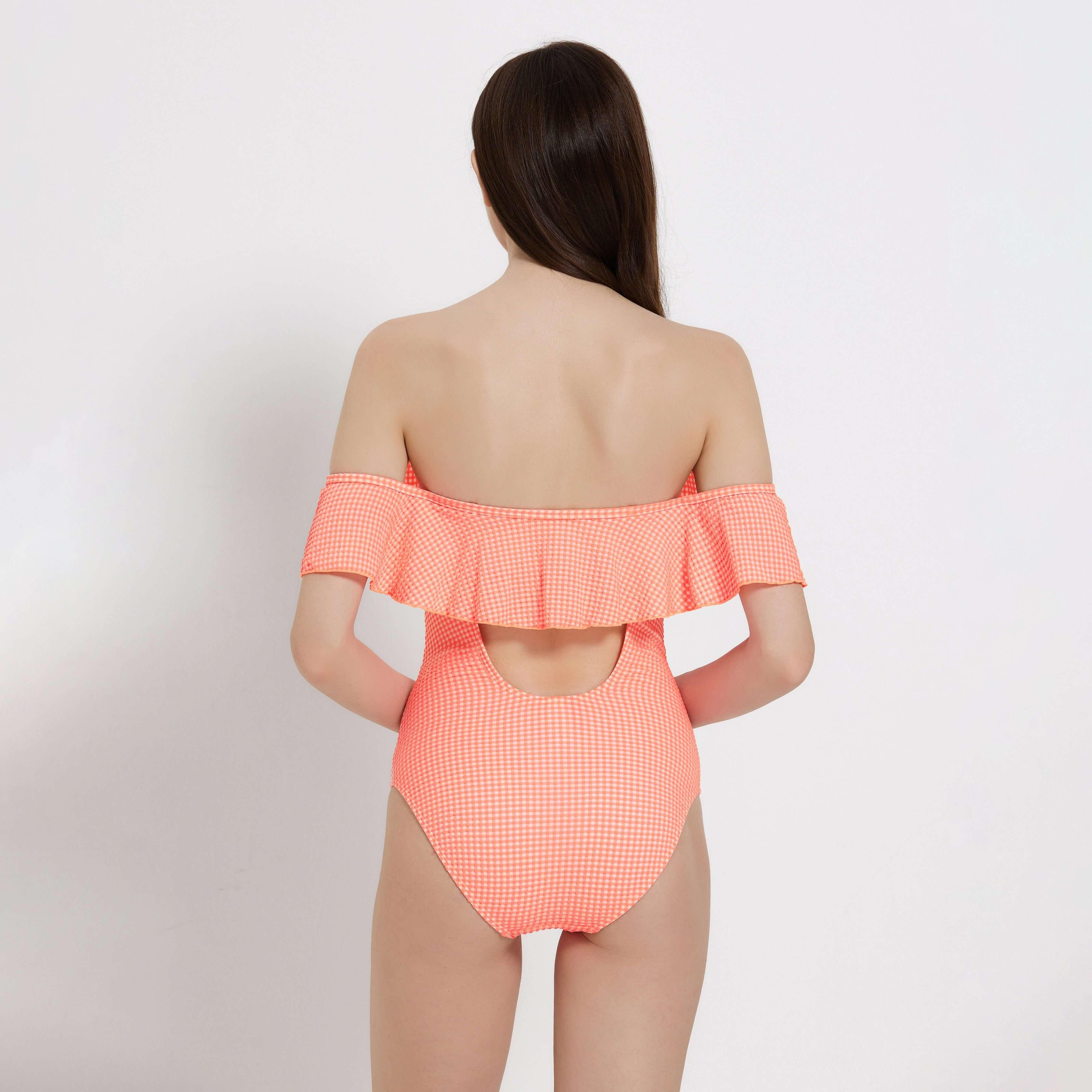 Gingham Ladies Swimsuit - Gourami