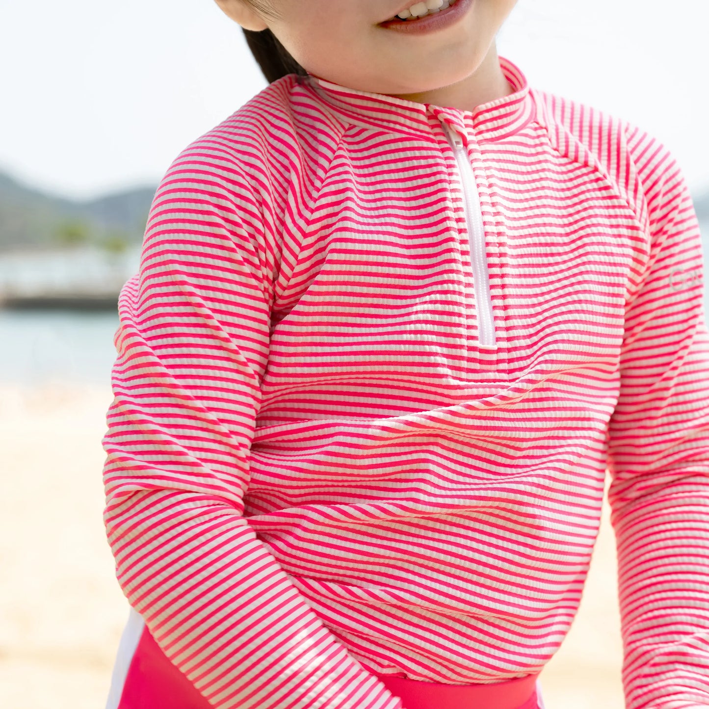 Candy Stripe Girls Rashguard Set - Gourami
