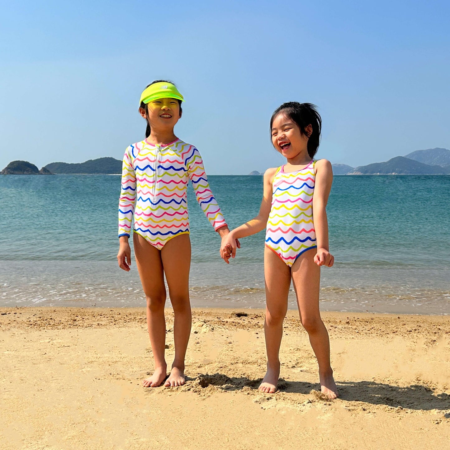 Waves Girls Long Sleeve Swimsuit - Gourami