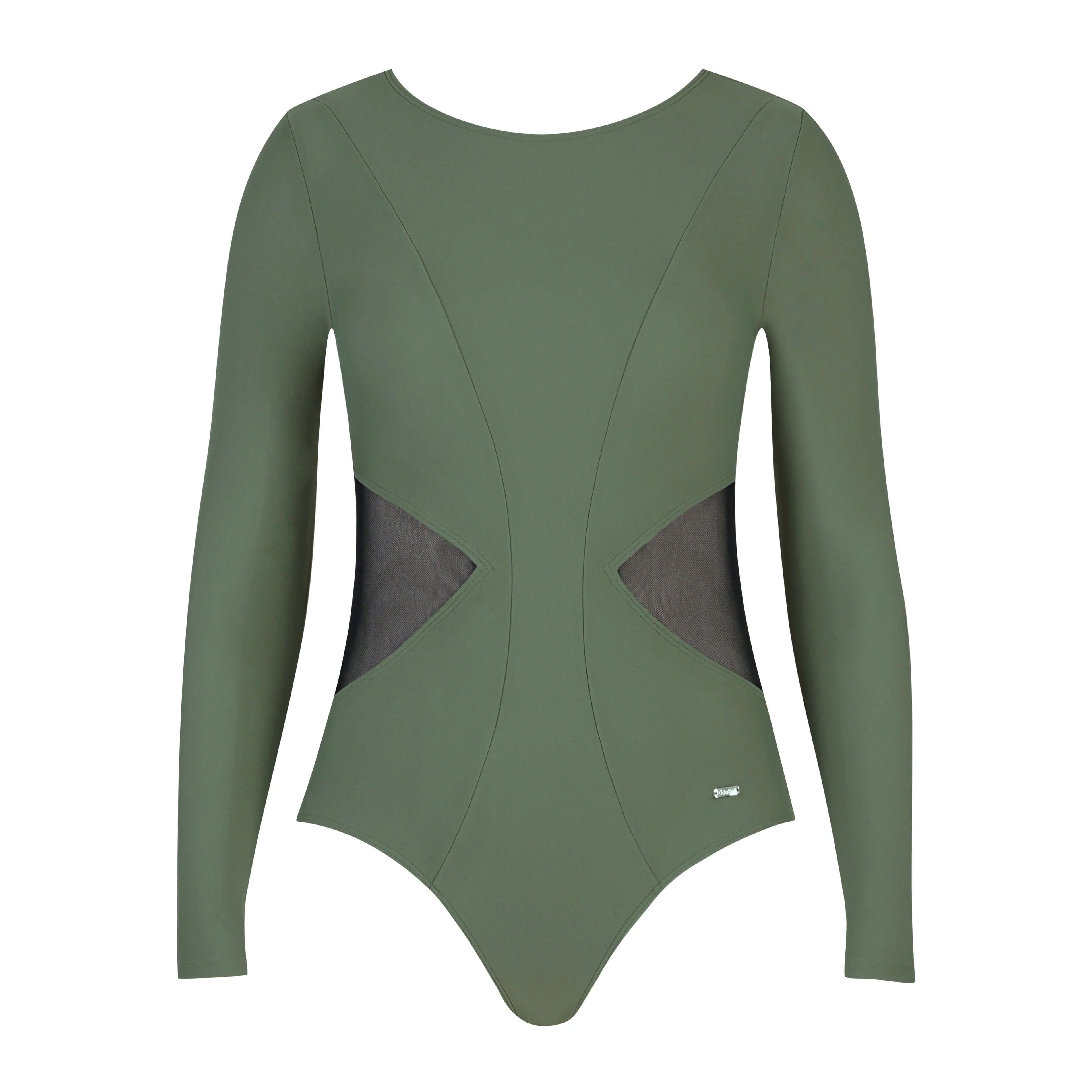 Extreme Mesh Long Sleeve Swimsuit - Gourami