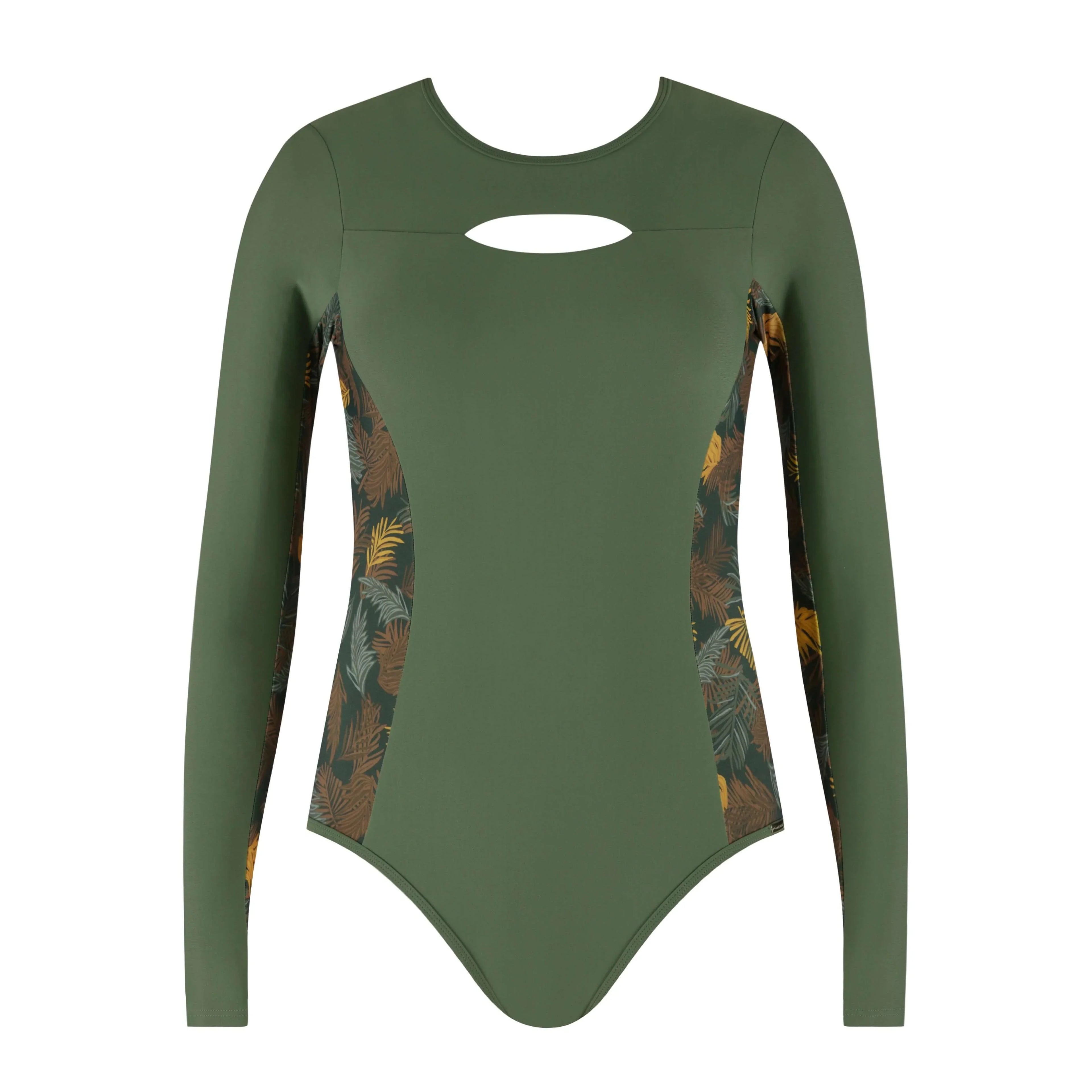 Leafy Long Sleeve Swimsuit - Gourami