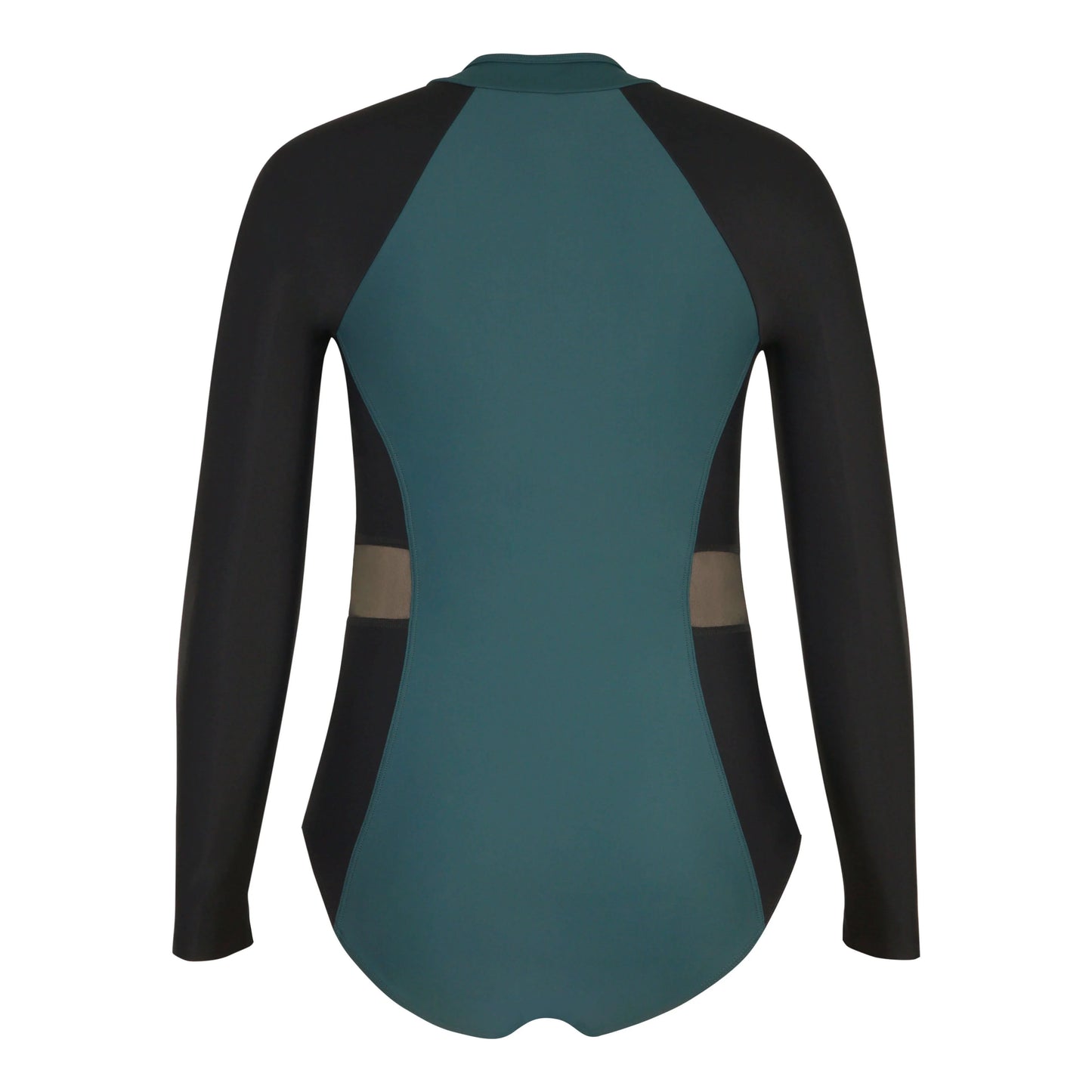 Color On Color Long Sleeve Swimsuit - Gourami