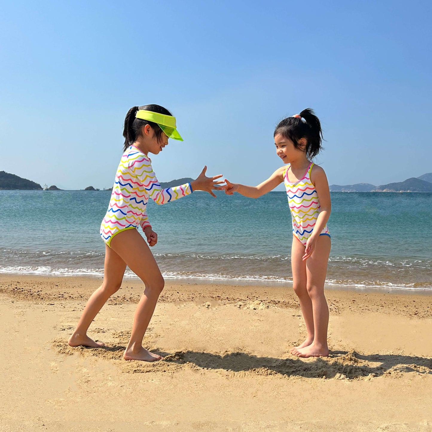 Waves Girls Long Sleeve Swimsuit - Gourami