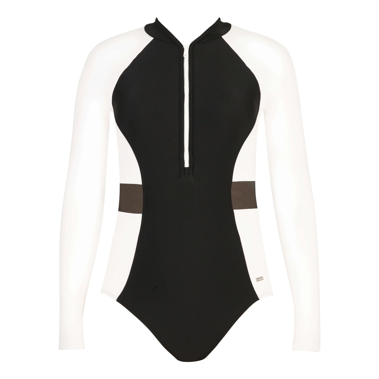 Color On Color Long Sleeve Swimsuit - Gourami