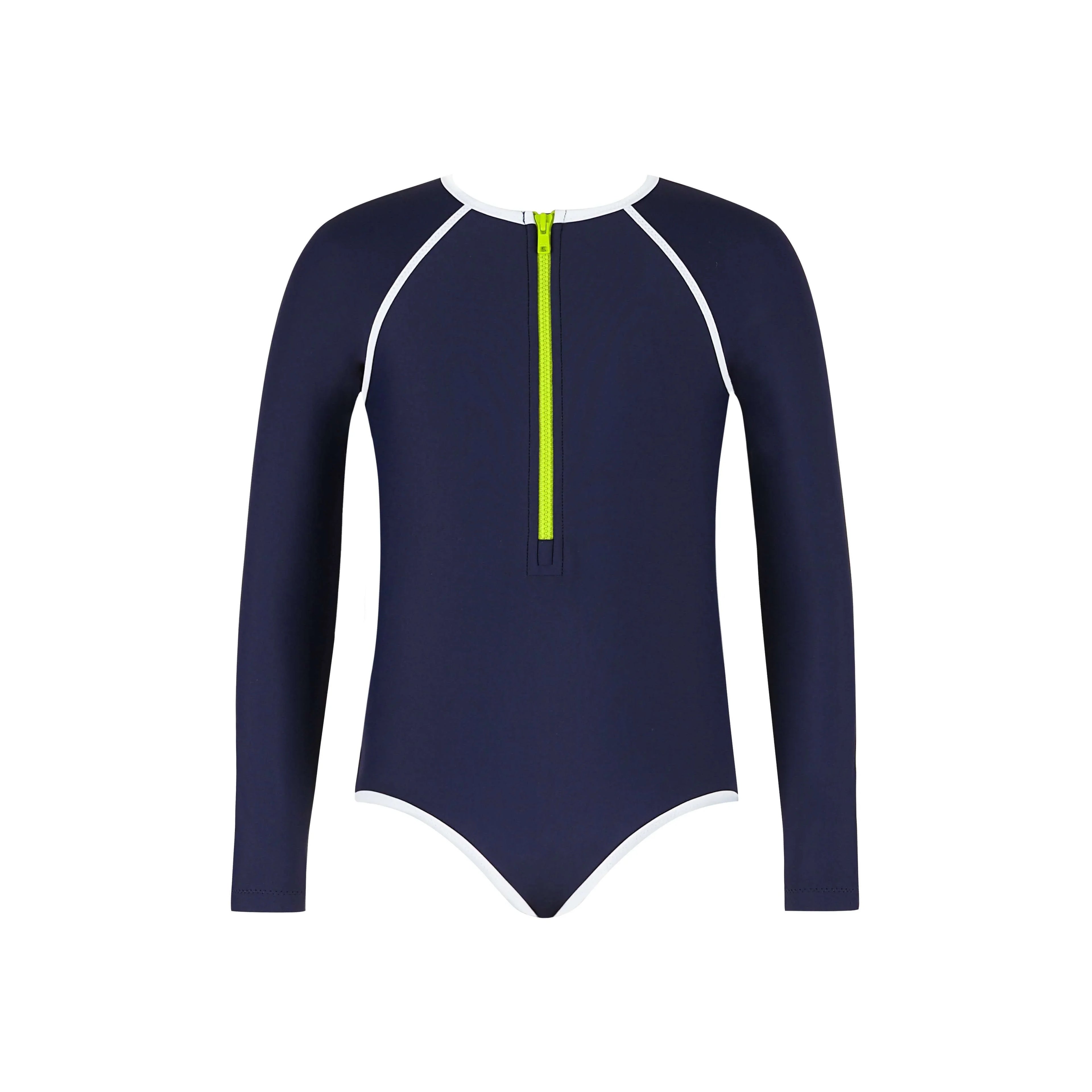 Neon Girls Long Sleeve Swimsuit - Gourami