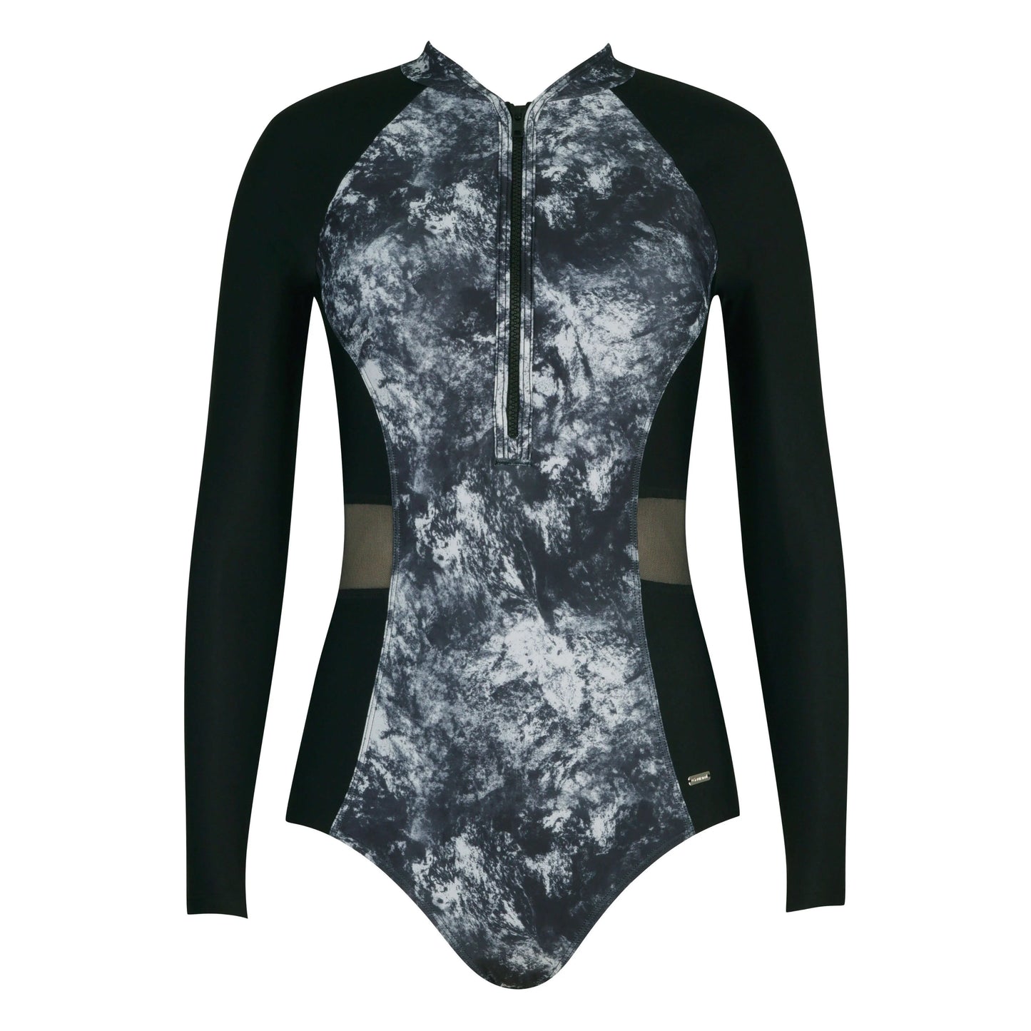 Marbling Long Sleeve Swimsuit - Gourami