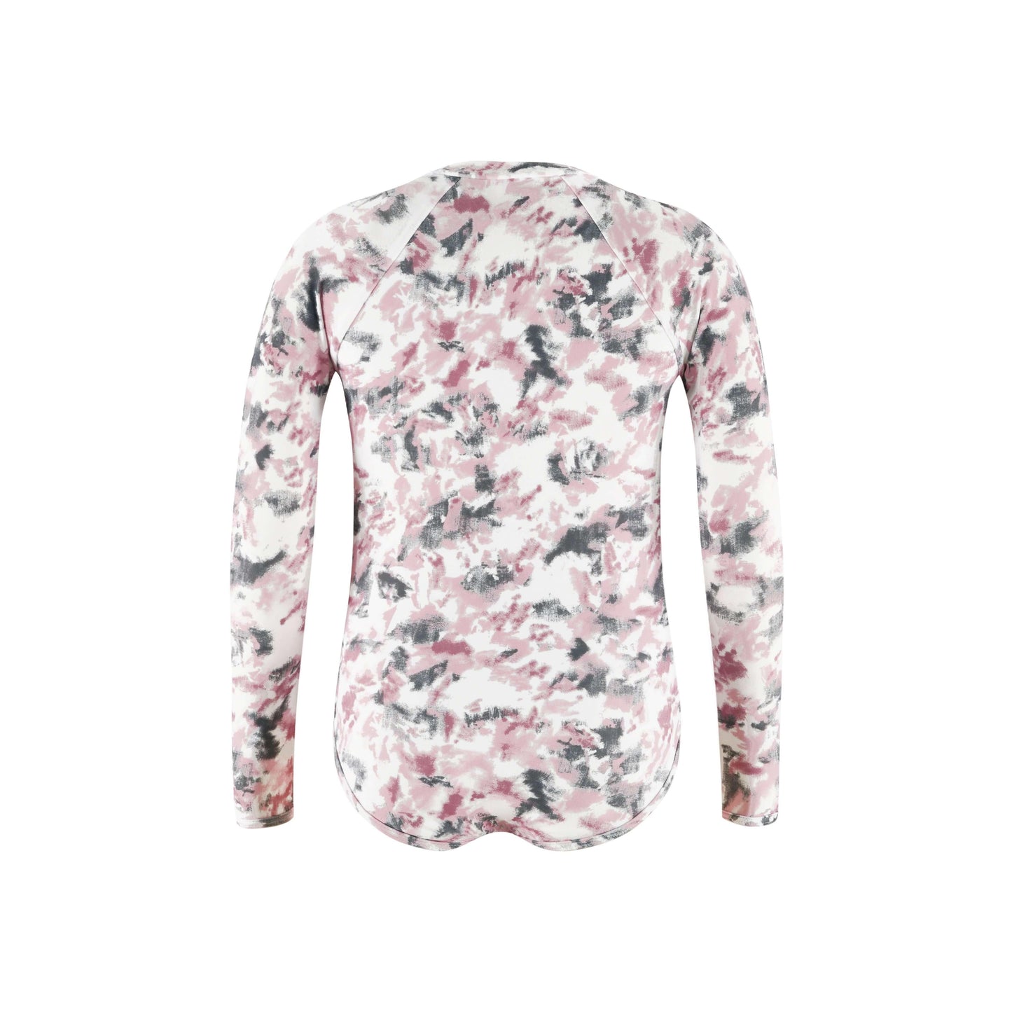 Brushstrokes Girls Long Sleeve Swimsuit - Gourami