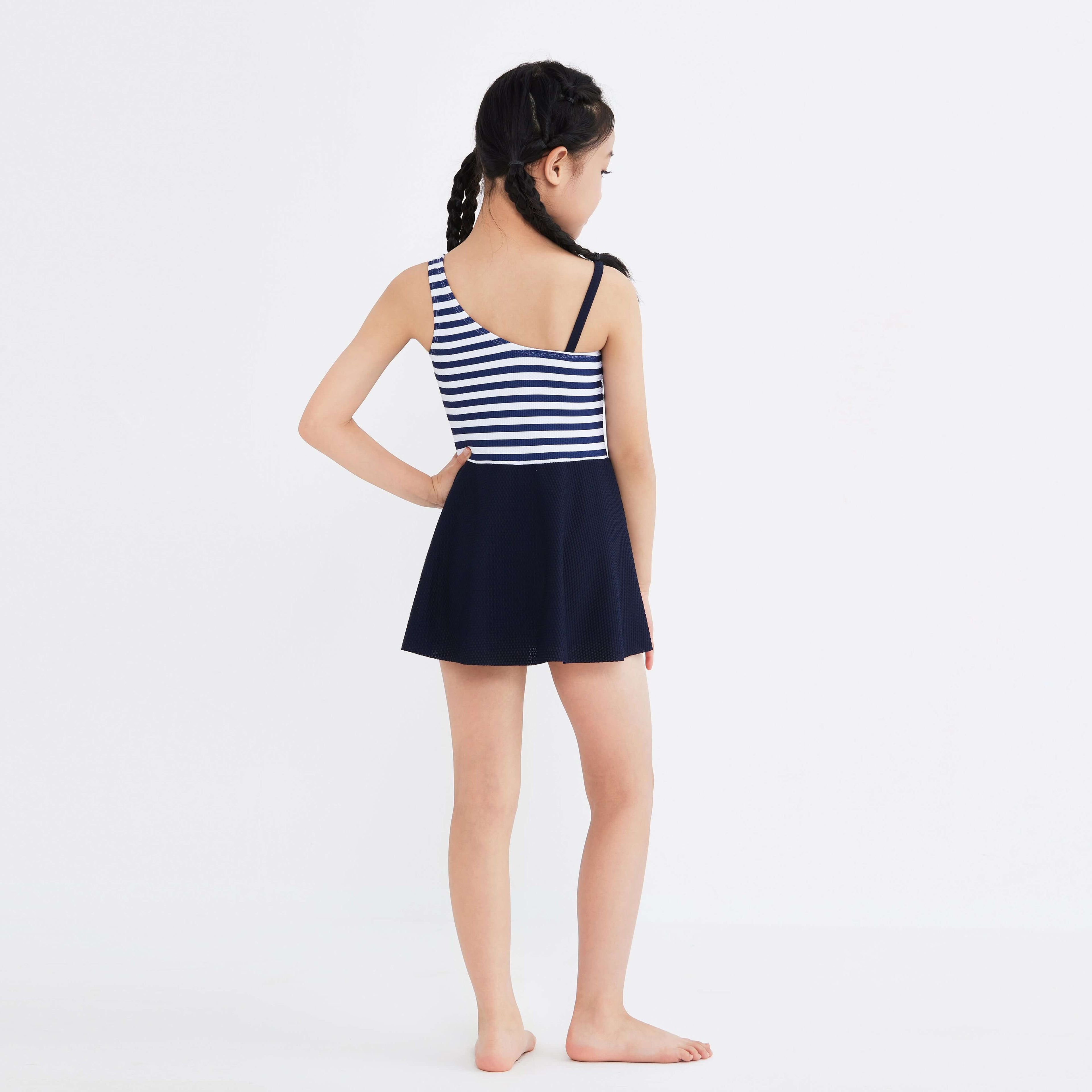 Echo 女童連身泳裙