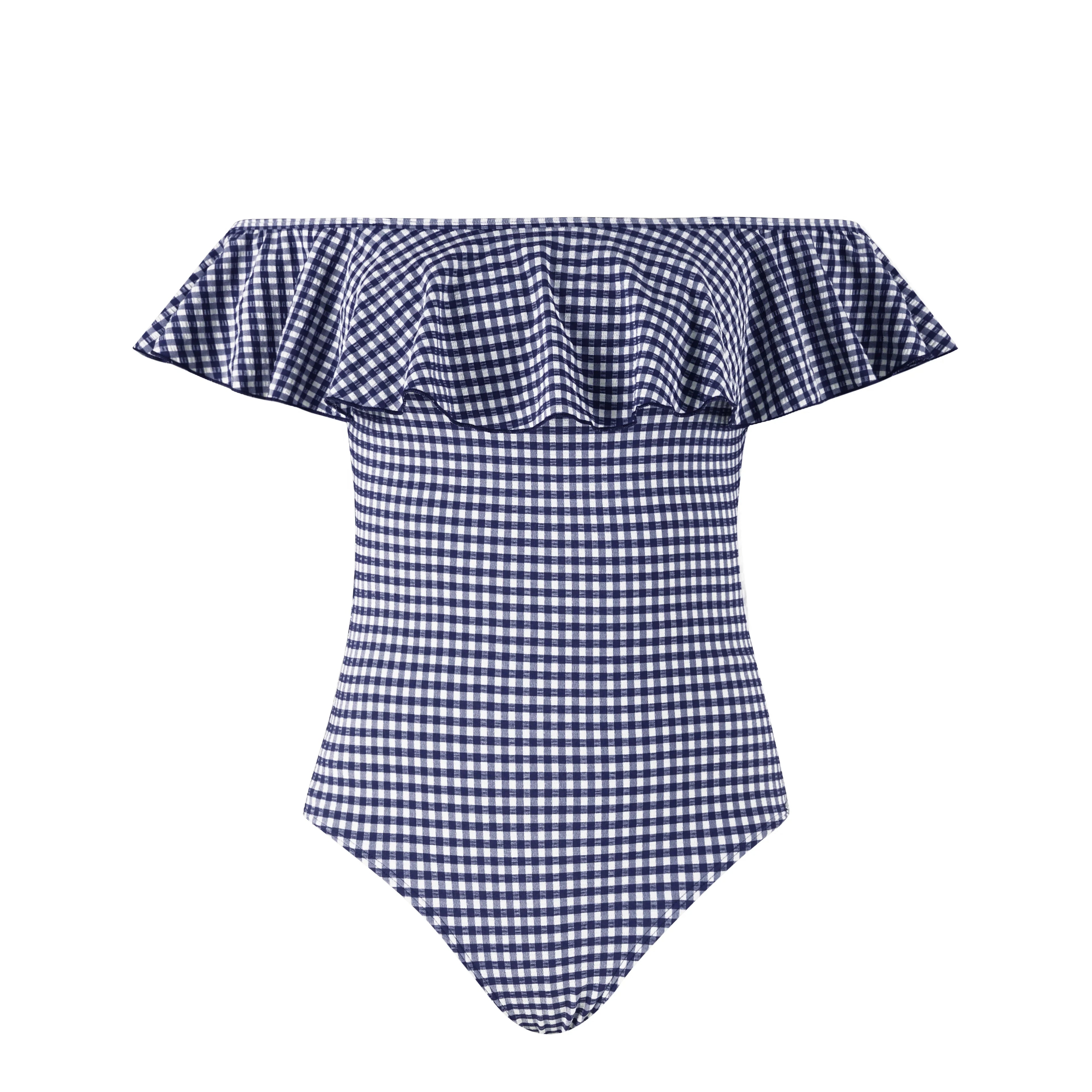 Gingham Ladies Swimsuit - Gourami