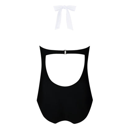 Black Tie Underwire Swimsuit
