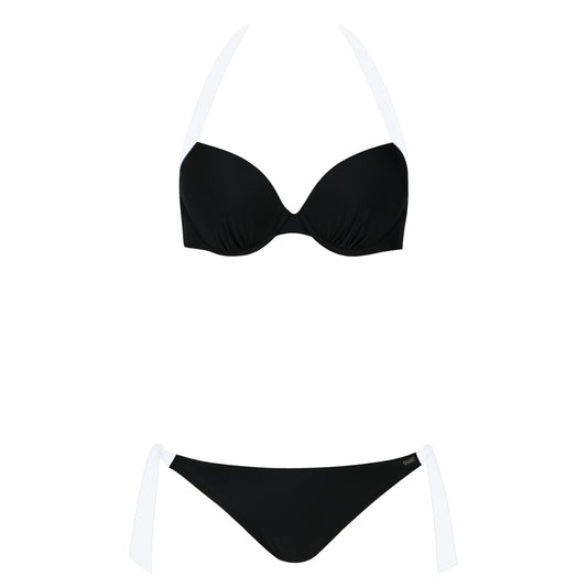 Black Tie Underwire Bikini