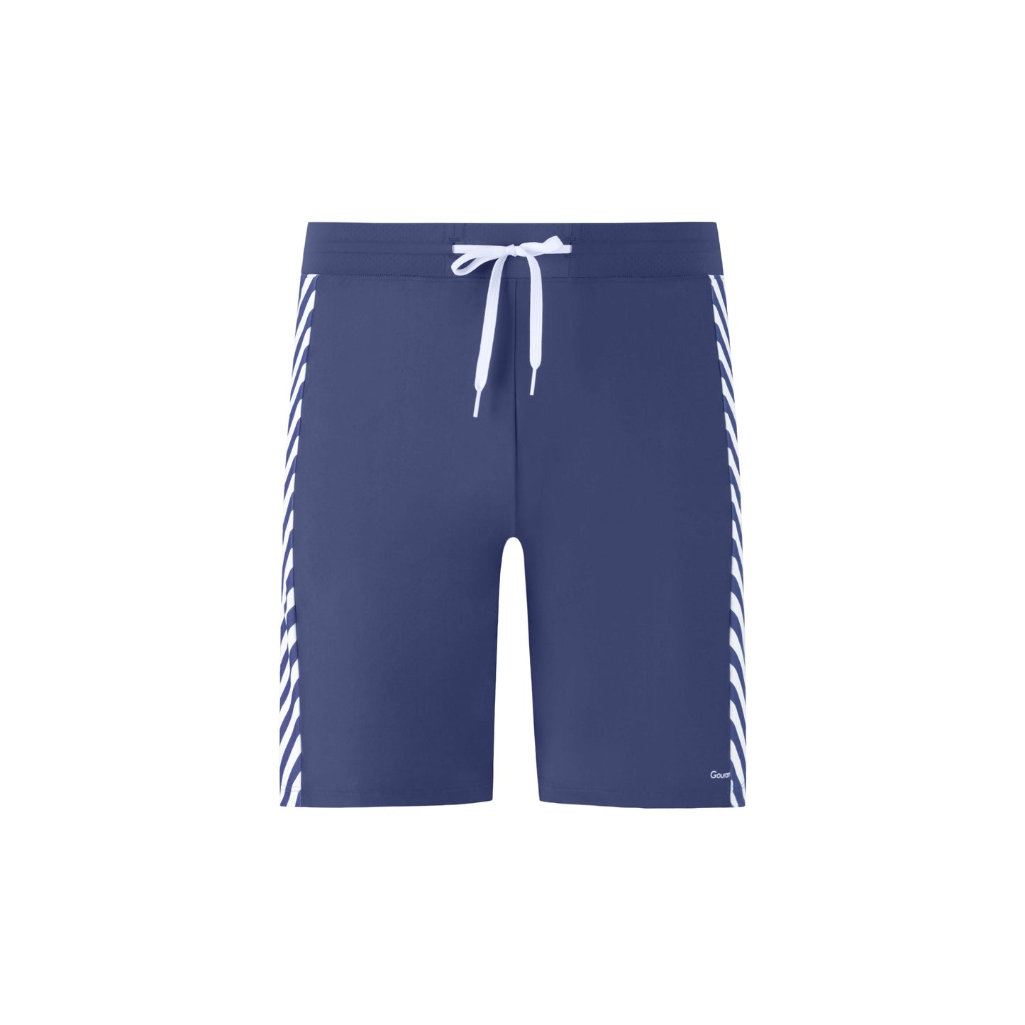 Ocean Men's Swim Shorts in navy with white trim, perfect for beach activities and swimming.