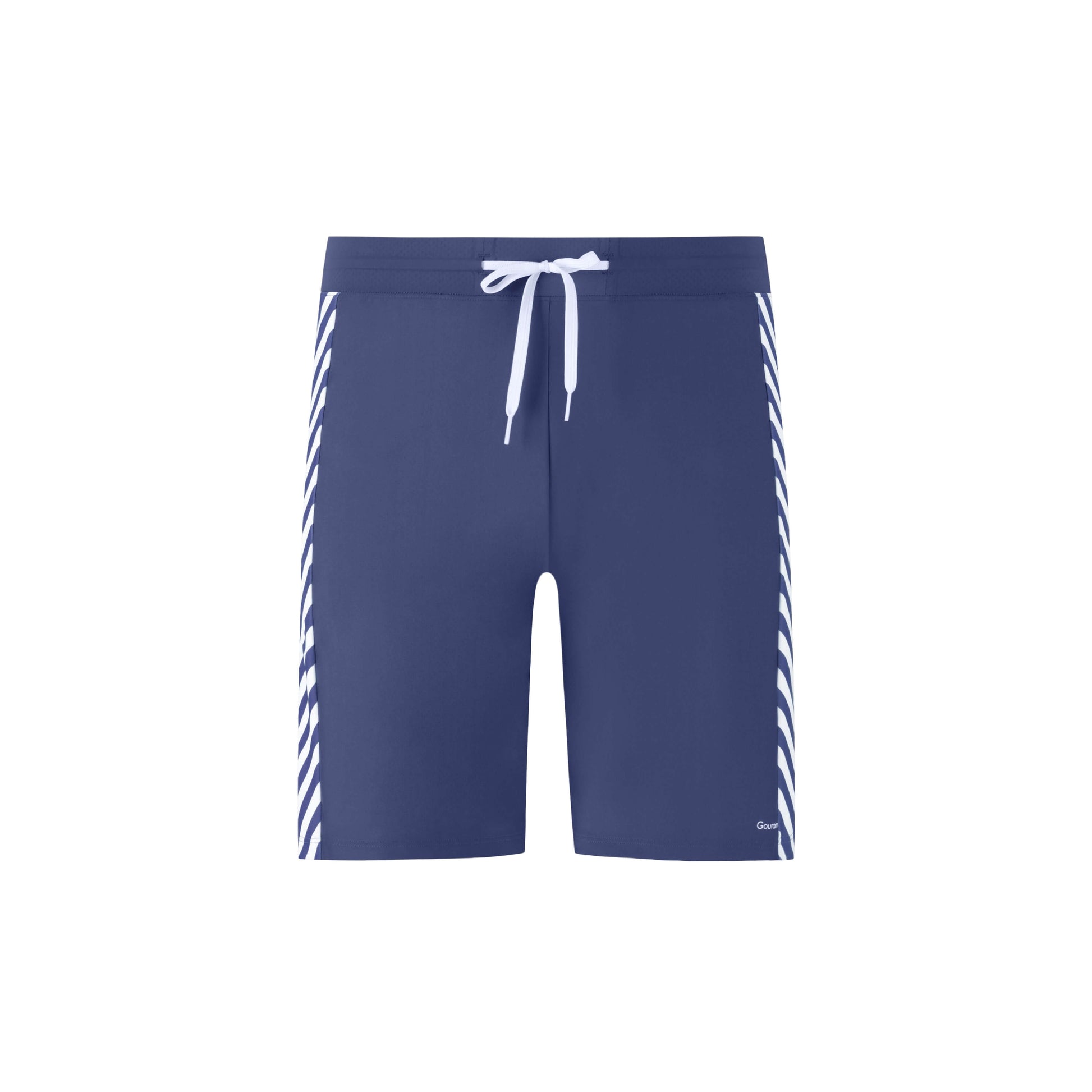 Ocean Men's Swim Shorts in navy with white trim, perfect for beach activities and swimming.
