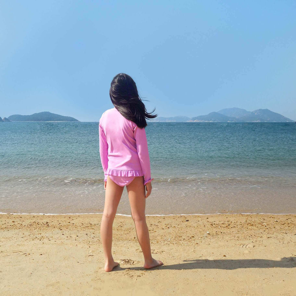 泡泡糖女孩 Rashguard Set - 蓝吻丽鱼
