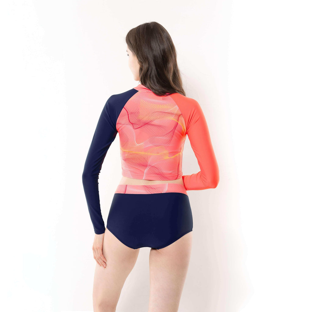 Wellmania Crop Rashguard Set - 蓝吻丽鱼