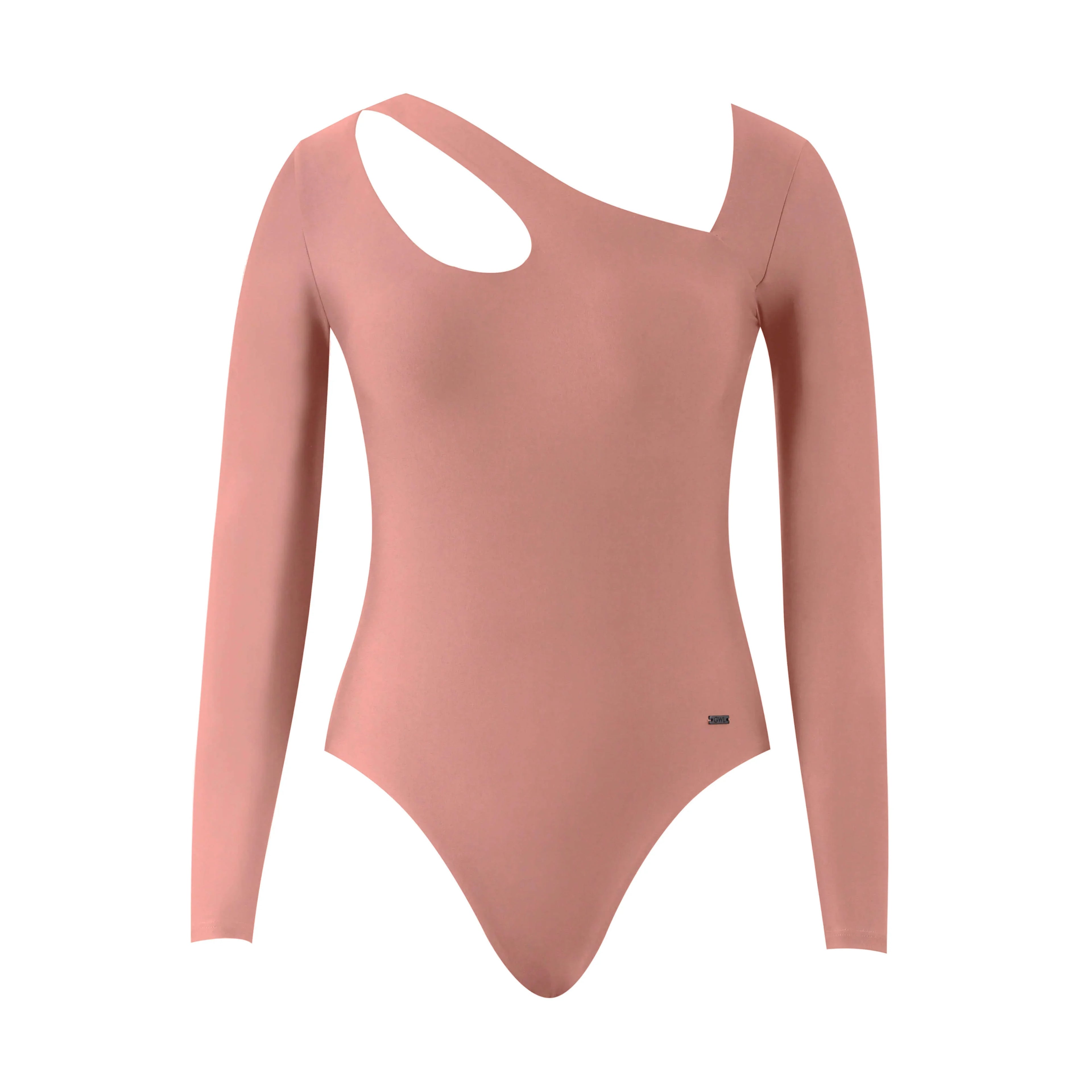 On The Side Long Sleeve Swimsuit - Gourami