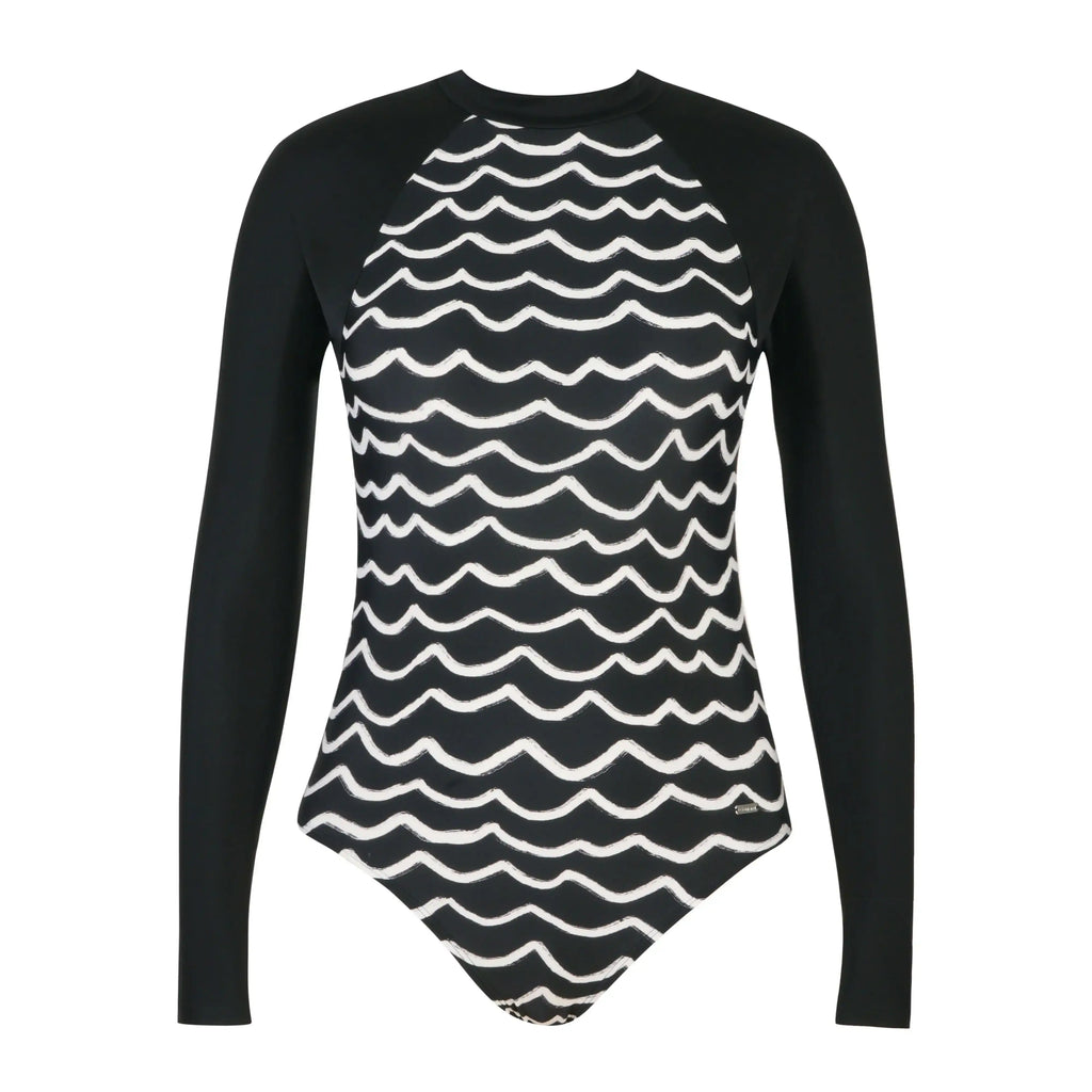 Waves Ladies Long Sleeve Swimsuit - Gourami