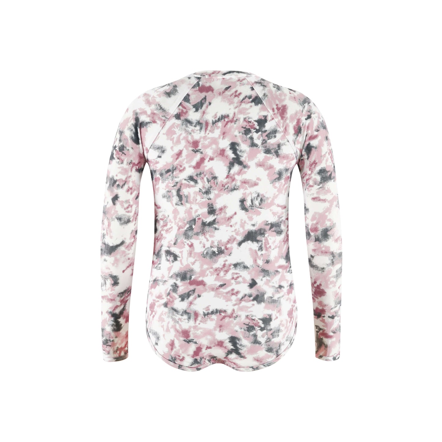 Brushstrokes Girls Long Sleeve Swimsuit - Gourami