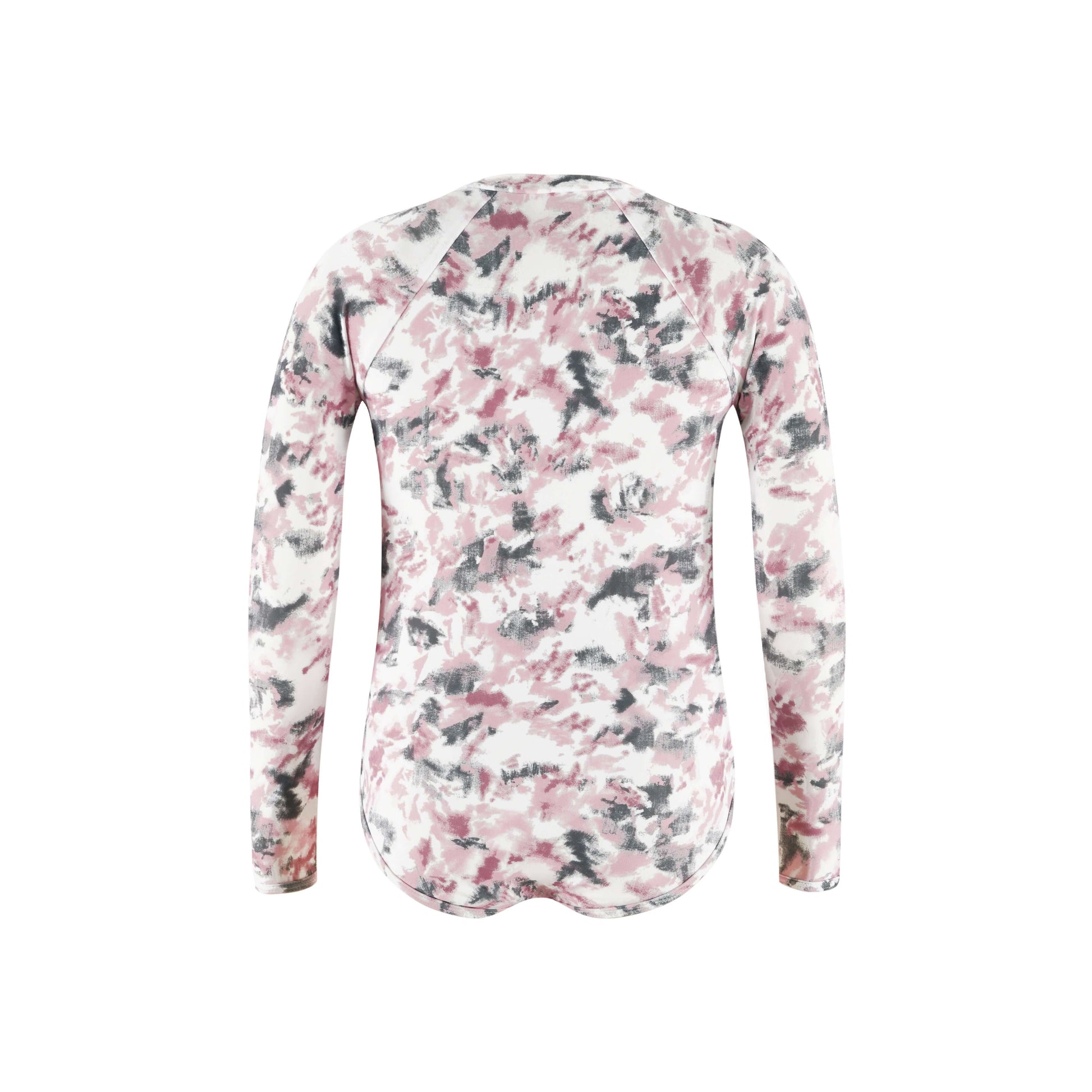 Brushstrokes Girls Long Sleeve Swimsuit - Gourami